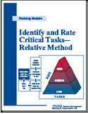 Identify and Rate Critical Tasks - Relative Method - task analysis instructions